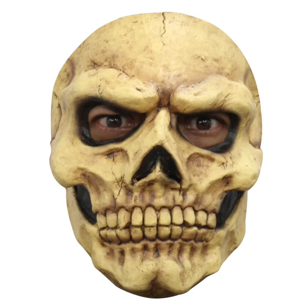 Латексная маска Череп на Хэллоуин