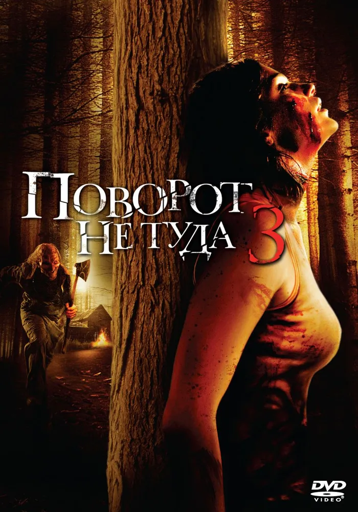 Поворот не туда 3 (2009) (DVD-R)