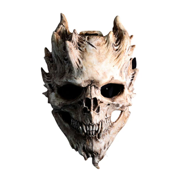 2023, маска на Хэллоуин, череп смерти, демон